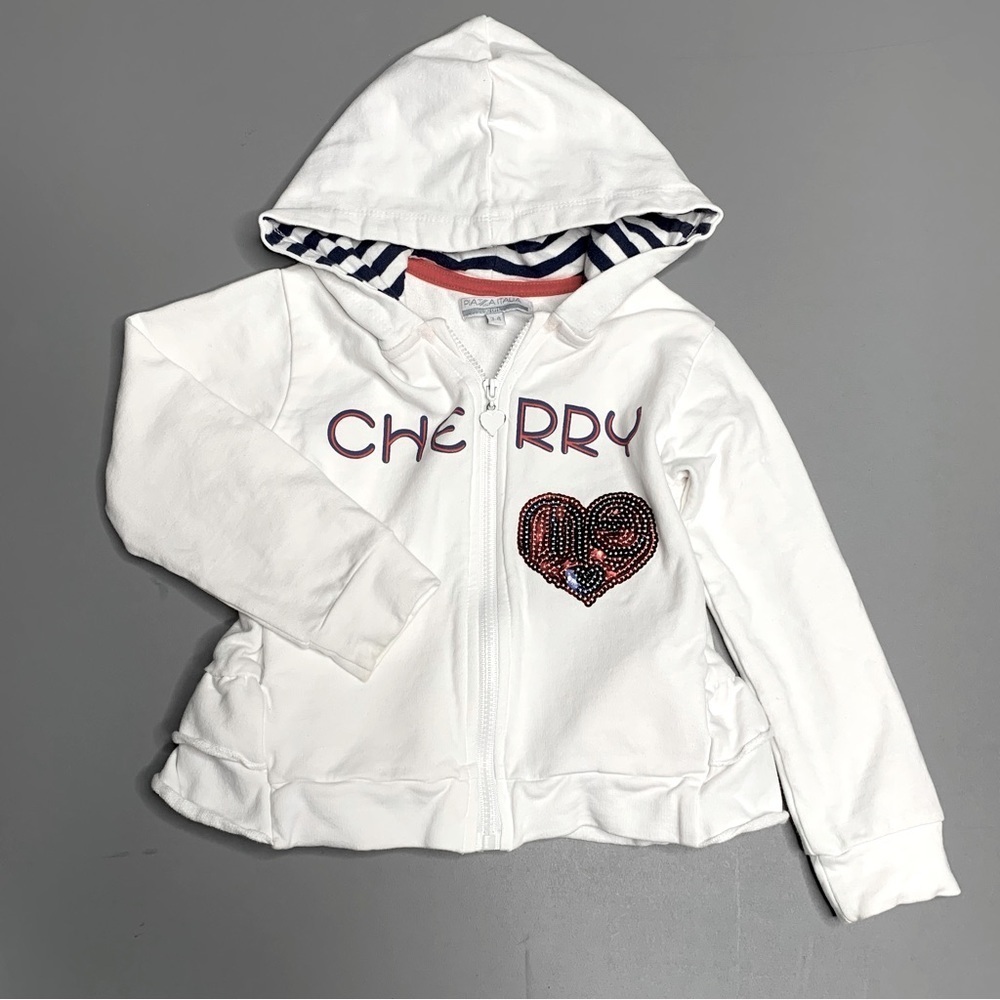 Piaza Italia little girls 3-4Y ruffled hoodie